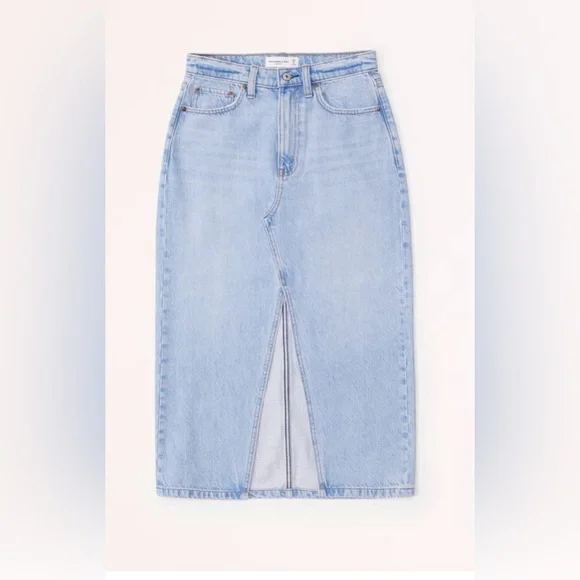 NWT Ambercombie & Fitch Denim Skirt - Picture 2 of 10